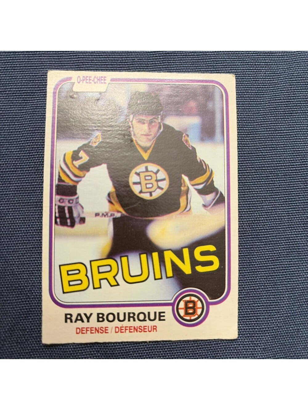 1981-82 O-Pee-Chee Ray Bourque #1 Boston Bruins